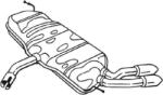 BOSAL Toba esapament finala BOSAL 105-027 (105-027)