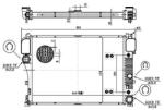 MTR Radiator, racire motor MTR 13054621 (13054621)
