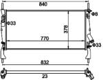 E-KRAFT Radiator, racire motor E-KRAFT 7924001034 (7924001034)