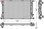DENSO Radiator, racire motor DENSO DRM02021 (DRM02021) - automobilus