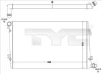 TYC Radiator, racire motor TYC 737-0063-R (737-0063-R) - automobilus