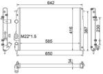 E-KRAFT Radiator, racire motor E-KRAFT 1924001204 (1924001204)