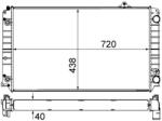 MAHLE Radiator, racire motor MAHLE BEHR CR 853 000S (CR 853 000S)