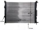 MAHLE Radiator, racire motor MAHLE BEHR CR 41 000S (CR 41 000S)
