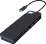 HyperX Docking Station Hyper HyperDrive Flex 8 Port USB-C Hub, Black (HD4102BKGL)