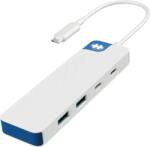 HyperX Docking Station Hyper HyperDrive Flex 4 Port USB-C Combo Hub, Blue (HD5200BUGL)