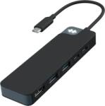 HYPER Docking Station Hyper HyperDrive Flex 5 Port USB-C Hub, Black (HD4101BKGL)