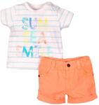 Minoti Fiú készlet, ing és rövidnadrág, minoti, surf 1, narancssárga - 80/86 | 12-18m méret