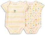 Minoti Baby body 2 csomag, Minoti, ABC 5, fehér - 62/68 | 3-6m méret