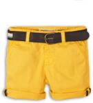 Minoti Fiú rövidnadrág övvel, Minoti, Sunset 8, sárga - 80/86 | 12-18m méret
