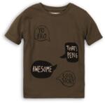 Minoti Fiúk rövid ujjú póló, Minoti, TB TSHIRT 5, barna - 68/80 | 6-12m méret