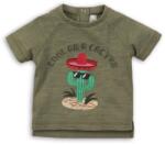Minoti Fiúk Rövid ujjú póló, Minoti, Cactus 1, Khaki - 56/62 | 0-3m méret