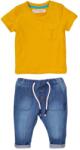 Minoti Fiú szett - póló és farmer nadrág, Minoti, Planet 4, sárga - 92/98 | 2/3év méret