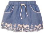 Minoti A lányok nadrágja pamut hímzett, Minoti, piknik 5, kék - 86/92 | 18-24m méret