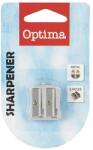 Optima 2 lyukú bordázott fém hegyező (100044)