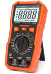Maxwell Digitális Multiméter - Elem Teszterrel, Hőmérsékletméréssel + Munkalámpa Funkcióval