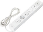 ORNO 5 Plug + 2 USB 1,5 m (OR-AE-13234/W/1-5M)