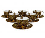 Duo Gift Porceláncsésze+alj, 250ml, 6 személyes, dobozban, Klimt: Életfa