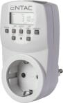 Entac digitális időkapcsoló konnektor, fehér (EDT7D-1E) (EDT7D-1E)