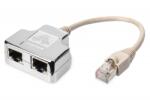 ASSMANN Adaptor retea ASSMANN Digitus AT-AG CX2, 1x RJ-45 Male - 2x RJ-45 Female, 0.19m (AT-AG CX2)