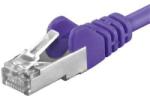 PremiumCord Cablu patch Premiumcord CAT6a S-FTP, RJ45-RJ45, AWG 26/7 1m, violet (sp6asftp010V)