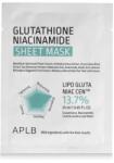 APLB Glutathione Niacinamide Sheet Mask arcmaszk minden bőrtípus 25 ml uniszex