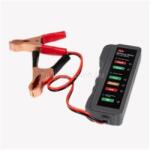 IRIS TOOLS ITBC-4000 Akkumulátor teszter 12V, LED kijelzővel, akkumulátor csipesszel, AGM, GEL, Lead Acid battery (ITBC-4000) (ITBC-4000)
