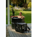 AQUASTIC rozmár medence BrrFree 382L cseppvarrás fekete