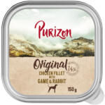 Purizon 6x150g Purizon nedves kutyatáp - Csirkefilé, vad & nyúl