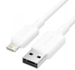 Vention USB-A 2.0 -> Lightning, (2, 4A, fehér) 2m, kábel (LAMWH) (LAMWH) - aqua