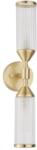 Endon Lighting 92229 - Aplică de perete TOUR 2xG9/3W/230V alamă (EN0269)