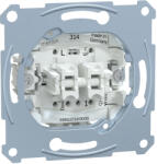 Schneider Electric Schneider Merten redőnykapcsoló, kiegészítő kontakttal, rugós, 10AX MEG3714-0000 (MEG3714-0000)