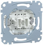 Schneider Electric Schneider Merten Kétpólusú kapcsoló, ellenőrzőfénnyel, rugós bekötés, 16AX MEG3602-0000 (MEG3602-0000)