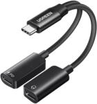 UGREEN CM821 hangkártya, USB-C 2x USB-C-re (fekete) (45800) - scom