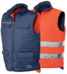 ISSALINE Reverse kifordítható jól láthatósági mellény narancs/neon/kék L (ISSA-04069-047-L) - megatool
