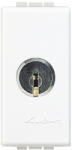 BTicino Light kétp. kulcsos kap 1 modul, 16A N4012 (N4012)