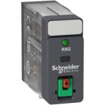 Schneider Electric Harmony Electromechanical Relays - RXG22B7 - RXG Interfész relé, 2CO, 5A, 24VAC, tesztgomb, LED (RXG22B7)