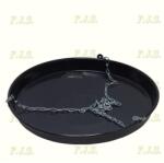  Sütőtárcsa Ø42 cm zománcos, Horganyzott lánccal, Zománcozott flekkensütő