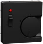 Schneider Electric Merten System-M - MEG5760-0403 - Fedlap, kapcsolós termosztátokhoz, fekete (MEG5760-0403)