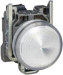 Schneider Electric Harmony XB4 - ATEX D - XB4BVM1EX - komplett LED jelzőlámpa, Ø22, fém, fehér, 240VAC (XB4BVM1EX)
