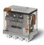 Finder miniatűr teljesítményrelé 4CO(váltó) 12A 24V DC mech. állapotjelzés 56.34. 9.024. 0040 (56.34.9.024.0040)