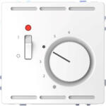 Schneider Electric Merten System Design - MEG5761-6035 - Szobatermosztát kapcsolóval, 24 V, lótuszfehér (MEG5761-6035)