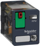 Schneider Electric Harmony Electromechanical Relays - RPM22B7 - RPM teljesítményrelé, 2CO, 15A, 24VAC, tesztgomb, LED (RPM22B7)