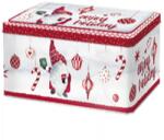 Gastro Karácsonyi doboz Manó, fém, magasság: 56 mm, hossz: 160 mm, szélesség: 110 mm