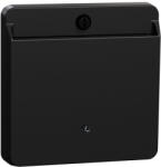 Schneider Electric Merten System-M - MEG3854-0403 - Fedlap, hotelkártya kapcsolóhoz, fekete (MEG3854-0403)