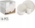 Gastro 16 részes Bone China étkészlet, fehér porcelán, Magasság: 290 mm, Hossz: 280 mm, Szélesség: 260 mm (086100018500)