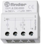 Finder 13.91. 8.230. 0000 Elektronikus impulzusrelé, mélyített készülékdobozba szerelhető, 1 záróérintkező 10 A, tápfeszültség: 230 V AC (13.91.8.230.0000)