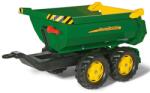  Dömper vontató pótkocsi Rolly Toys John Deere Halfpipe zöld - pepita - 51 295 Ft