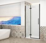 SAPHO TRINITY BLACK 110 cm balos zuhanyajtó matt üveggel, matt fekete GT1211ML-B (GT1211ML-B)