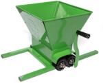 Micul Fermier Bulgaria kézi szőlődaráló, polipropilén dob, állítható, 350 kg, 25 literes tartály, zöld